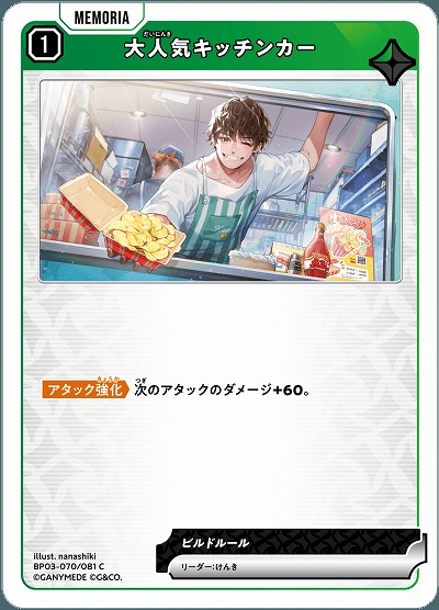 大人気キッチンカー【BP03-070C】